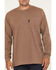 Image #4 - Benchmark FR Men's FR Essential Oils Long Sleeve Graphic Work T-Shirt, Heather Brown, hi-res