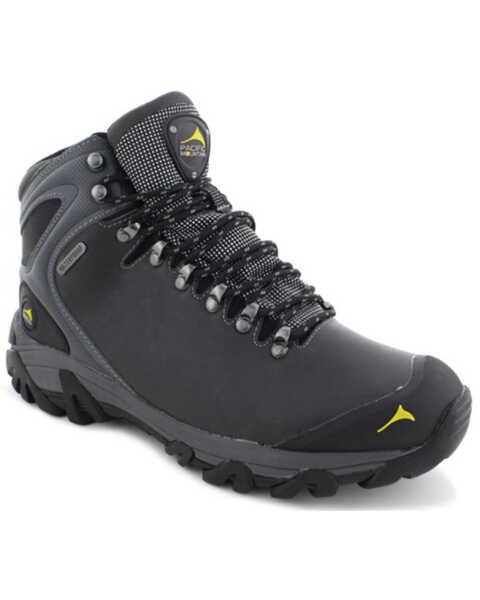 Image #1 - Pacific Mountain Men's Elbert Waterproof Hiking Boots - Soft Toe, Charcoal, hi-res