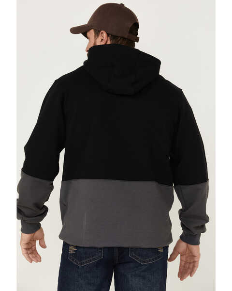 Image #4 - Cody James Men's FR Fleece Solid Hooded Work Sweatshirt , Black, hi-res