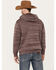 Image #4 - Hooey Men's Lock Up Logo Hooded Sweatshirt, Burgundy, hi-res