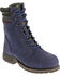 Caterpillar Women's Purple Echo Waterproof Work Boots - Steel Toe , Purple, hi-res