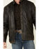 Image #3 - Cripple Creek Men's Antique Black Lamb Nappa Leather Jacket , Black, hi-res