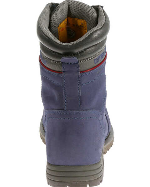 Caterpillar Women's Purple Echo Waterproof Work Boots - Steel Toe , Purple, hi-res