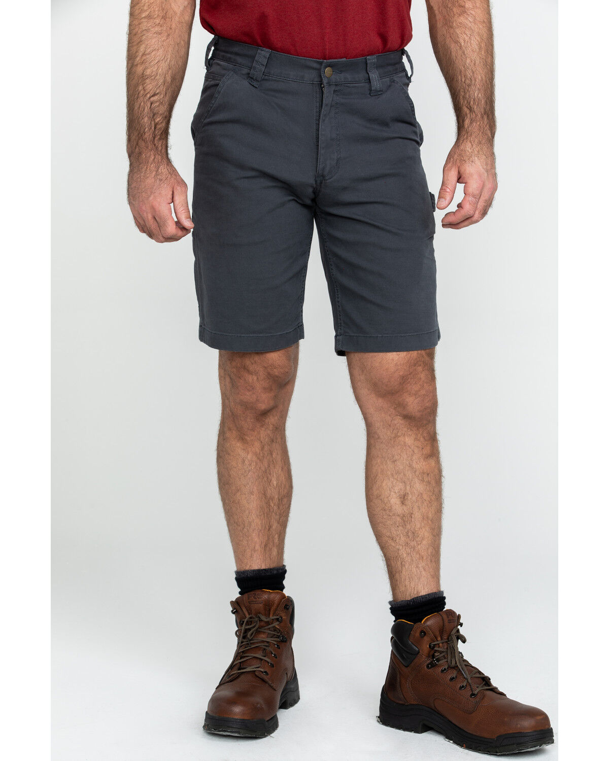 Image #1 - Carhartt Men's 11" Rugged Flex Dungaree Rigby Work Shorts, Dark Grey, hi-res