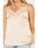 Image #3 - Wild Moss Women's Satin Cami Tank Top, Blush, hi-res