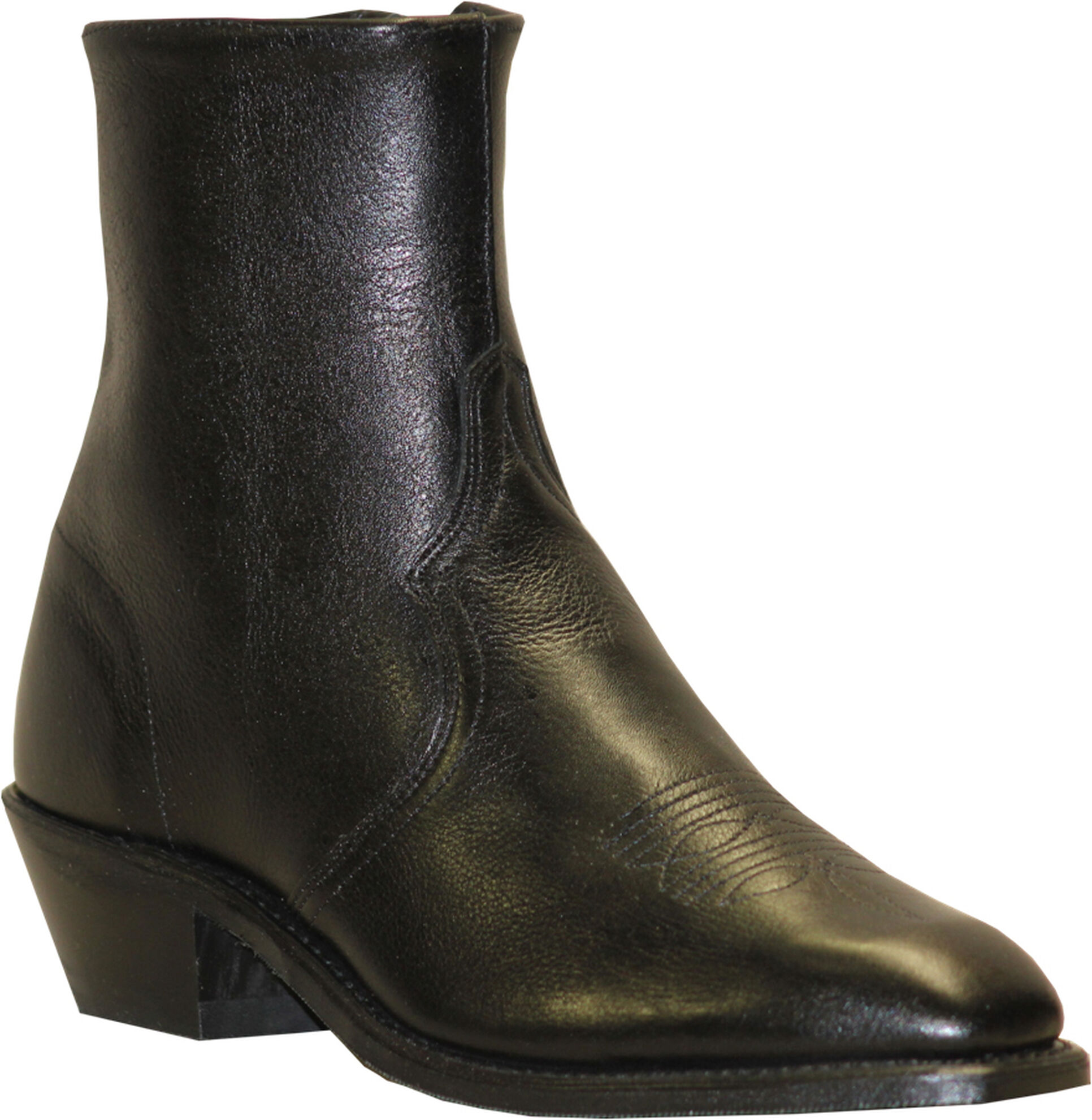 Mens zipper dress boots top