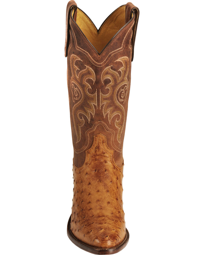 Tony Lama Men's Vintage Full Quill Ostrich Boots - Medium Toe | Sheplers