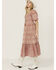 Image #2 - Cleobella Women's Joely Southwestern Print Short Sleeve Midi Dress, Rust Copper, hi-res