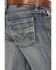 Image #4 - Rock & Roll Denim Men's Double Barrel Medium Wash Straight Denim Jeans, Medium Wash, hi-res