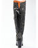 Image #5 - Dan Post Women's Black Snake Print Western Boots - Snip Toe, Silver, hi-res