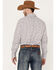 Wrangler 20X Men's Geo Print Long Sleeve Snap Western Shirt, White, hi-res
