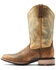 Ariat Women's Olena Western Performance Boots - Broad Square Toe, Brown, hi-res