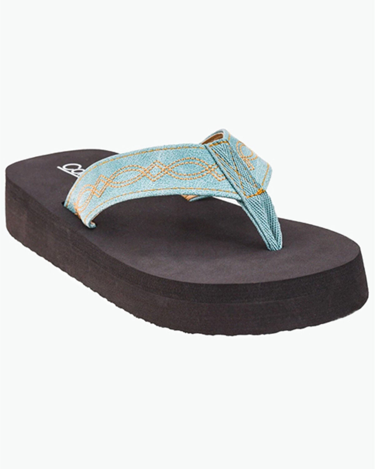 Corky's Women's Overboard Sandals, Turquoise, hi-res