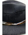 Image #2 - Shyanne Women's Andalusian Straw Western Fashion Hat, Navy, hi-res