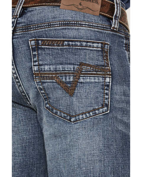 Image #4 - Cody James Men's Peacemaker Stretch Regular Bootcut Jeans , Dark Medium Wash, hi-res