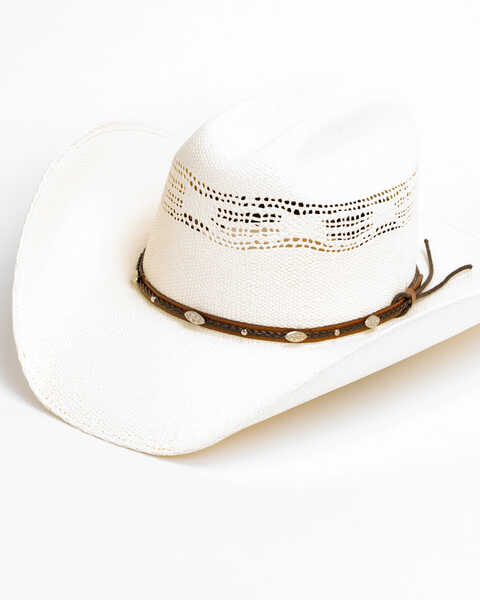 Cody James Men's 20X C51 Low Cattleman Pro Rodeo Bangora Straw Hat, Natural, hi-res