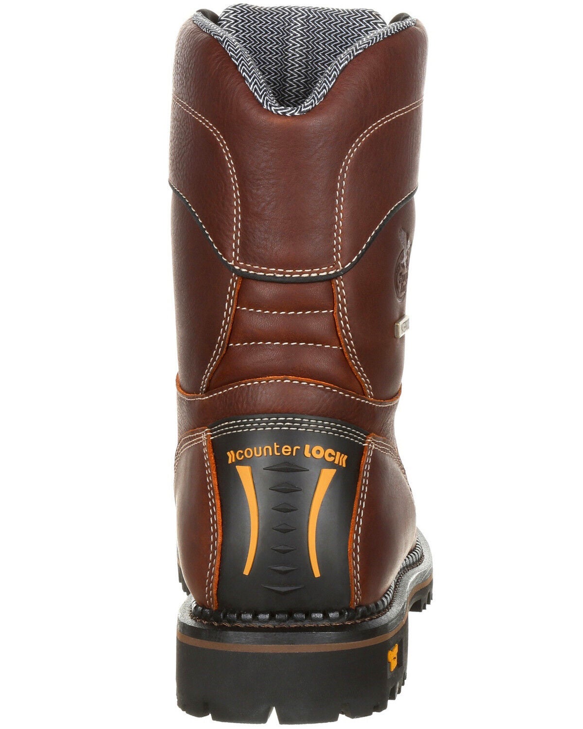 Image #4 - Georgia Boot Men's Amp LT Waterproof Logger Boots - Round Toe, Brown, hi-res