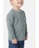 Image #2 - Carhartt Toddler Boys' Pocket Logo Long Sleeve T-Shirt, Green, hi-res
