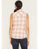 Image #5 - Idyllwind Women's Clementine Dobby Plaid Print Sleeveless Snap Western Shirt, Cream, hi-res