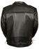 Image #2 - Milwaukee Leather Men's 3X Black Vented Side Lace Leather Motorcycle Jacket, Black, hi-res