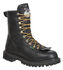 Georgia Boot Men's Waterproof Low Heel Logger Boots, Black, hi-res