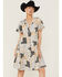 Mikarose Women's The Clementine Multi Patchwork Mini Dress, Multi, hi-res