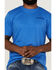 Image #3 - RANK 45® Men's Rock Solid Logo Short Sleeve Graphic T-Shirt , Royal Blue, hi-res