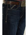 Image #2 - Ariat Boys' B4 Dark Wash Relaxed Bootcut Stretch Denim Jeans, Dark Wash, hi-res