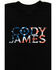 Image #2 - Cody James Boys' Americana Logo Short Sleeve Graphic T-Shirt - Toddler, Black, hi-res
