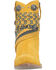Image #4 - Dingo Women's Suede Bandida Western Booties - Medium Toe , Yellow, hi-res