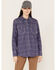 Ariat Women's Tillie FR Long Sleeve Plaid Print Snap Work Shirt, Blue, hi-res