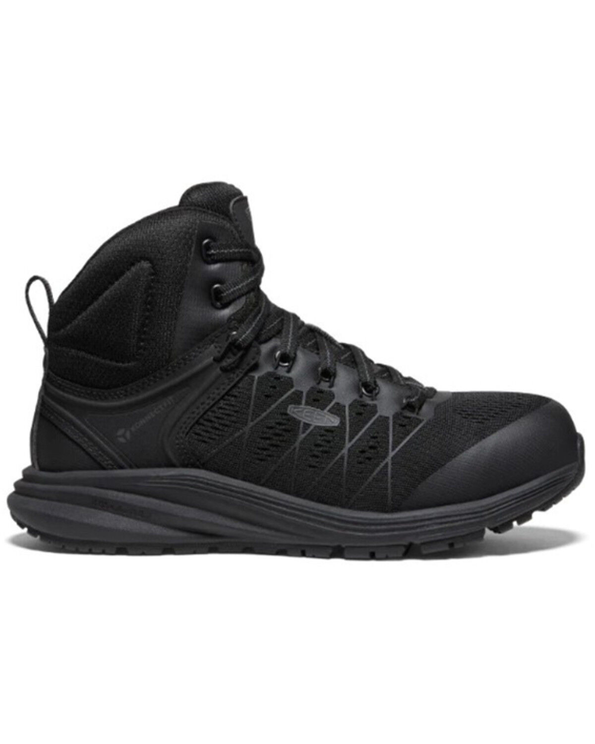 Image #2 - Keen Women's 6" Vista Energy Mid Internal Met Boots - Carbon Fiber Toe, Black, hi-res
