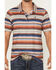 Image #3 - Hooey Men's San Juan Serape Stripe Print Short Sleeve Button-Down Polo Shirt, Multi, hi-res