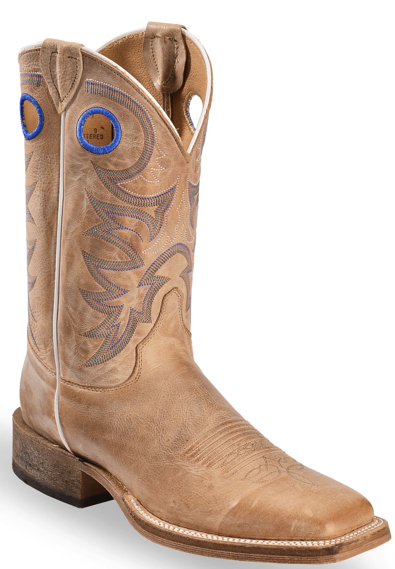 Justin cowboy boots square deals toe