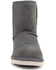 Image #4 - Superlamb Women's Argali 7.5" Suede Leather Pull On Casual Boots - Round Toe , Charcoal, hi-res