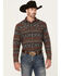 Image #1 - Cody James Men's Stand Tall Southwestern Print Long Sleeve Snap Western Shirt - Big, Grey, hi-res