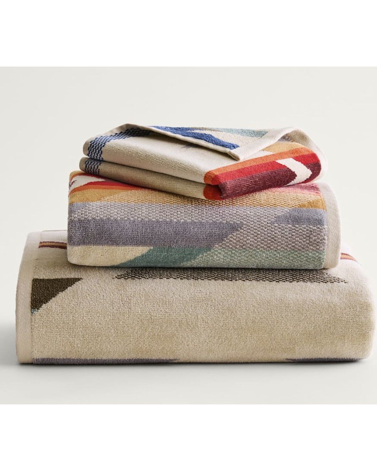 Image #1 - Pendleton Wyeth Trail Towel Set - 3 Piece, Multi, hi-res