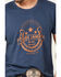 Cody James Men's Luck Horseshoe Graphic T-Shirt , Light Blue, hi-res