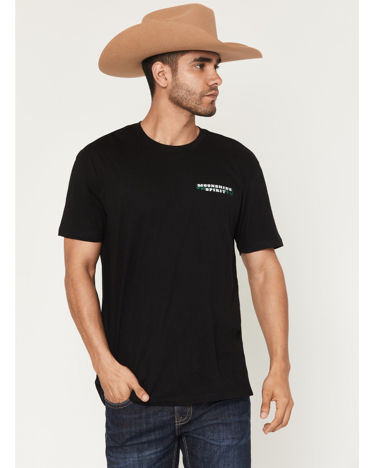 Image #2 - Moonshine Spirit&reg; Men's Mexico Eagle Short Sleeve Graphic T-Shirt, Black, hi-res