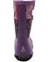 Image #5 - Bogs Girls' York Patchwork Floral Rain Boots - Round Toe, Purple, hi-res
