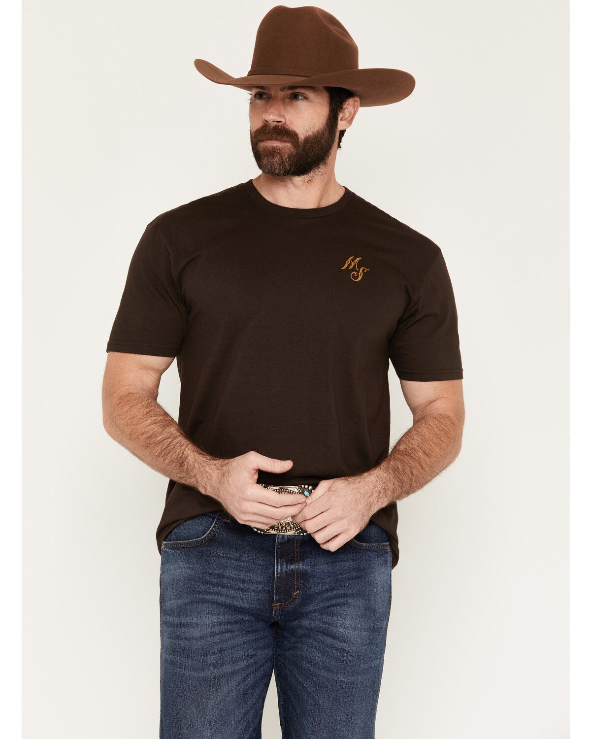 Image #2 - Moonshine Spirit&reg; Men's Tennessee Short Sleeve Graphic T-Shirt, Dark Brown, hi-res
