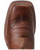 Image #4 - Ariat Women's Circuit Luna Western Boots - Broad Square Toe, Brown, hi-res
