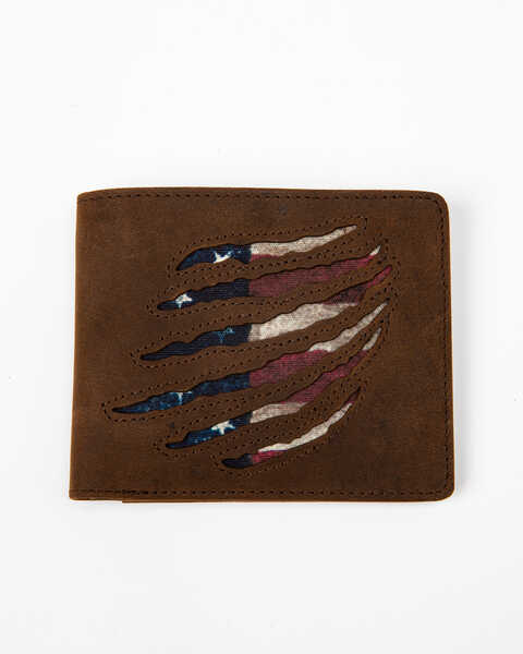Image #1 - Cody James Men's Americana Bi-Fold Wallet, Brown, hi-res