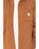 Image #3 - Carhartt Men's Rain Defender&reg; Loose Fit Heavyweight Quilted Snap Front Shirt Jacket, Brown, hi-res