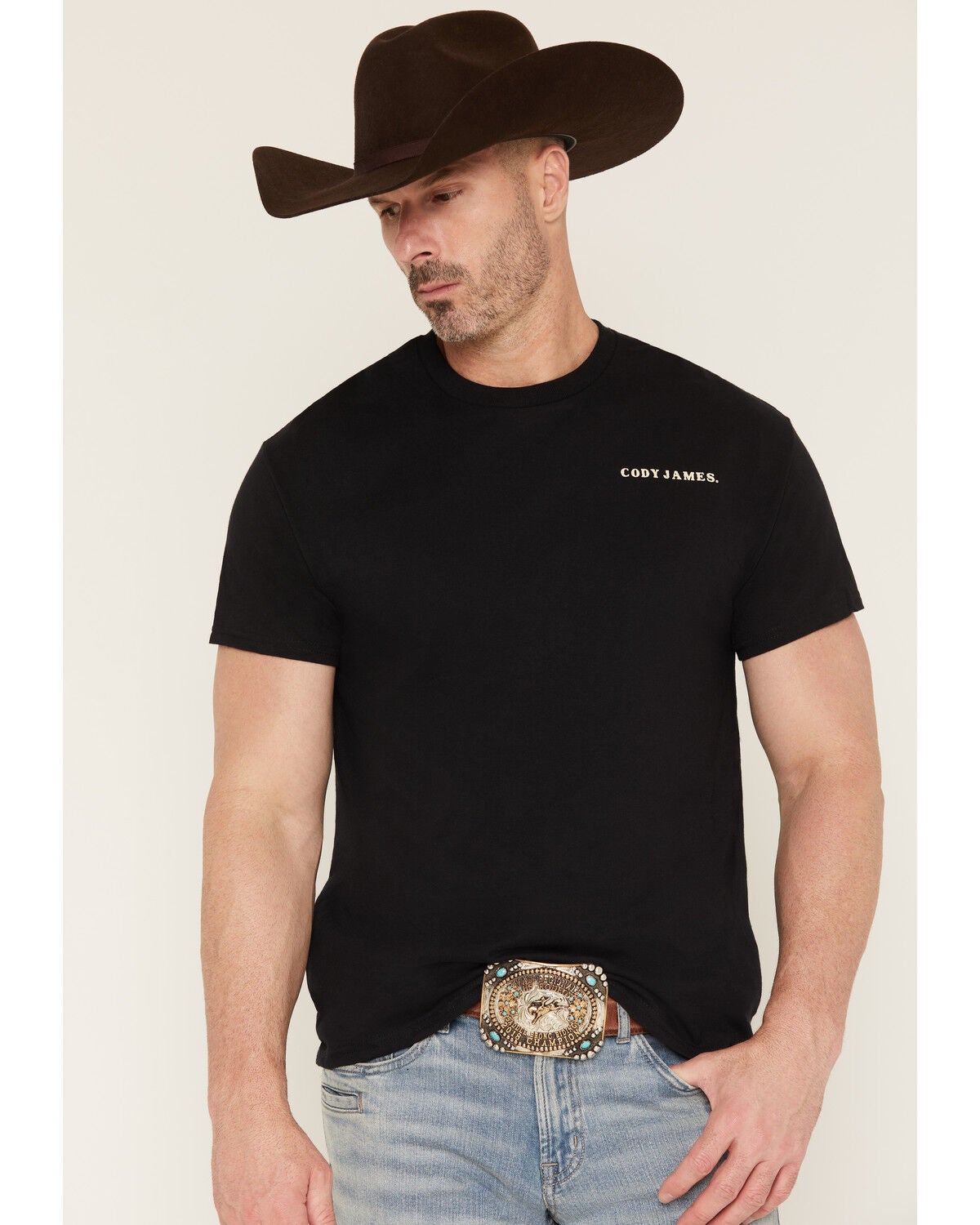 Image #2 - Cody James Men's Freedom 250th Anniversary Short Sleeve Graphic T-Shirt, Black, hi-res