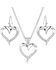 Image #1 - Montana Silversmiths Women's Divine Affection Jewelry Set - 2 Piece, Silver, hi-res