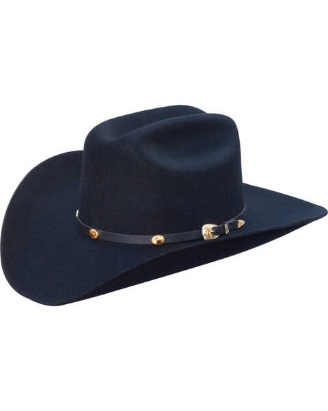 Image #1 - Silverado Colt Felt Cowboy Hat , Black, hi-res