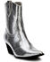 Image #1 - Matisse Women's Bambi Western Booties - Pointed Toe, Silver, hi-res