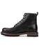 Image #3 - Frye Men's Hudson Lace-Up Work Boots - Round Toe, Black, hi-res