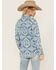 Image #4 - Wrangler Retro Women's Southwestern Print Long Sleeve Pearl Snap Denim Western Shirt, Blue, hi-res